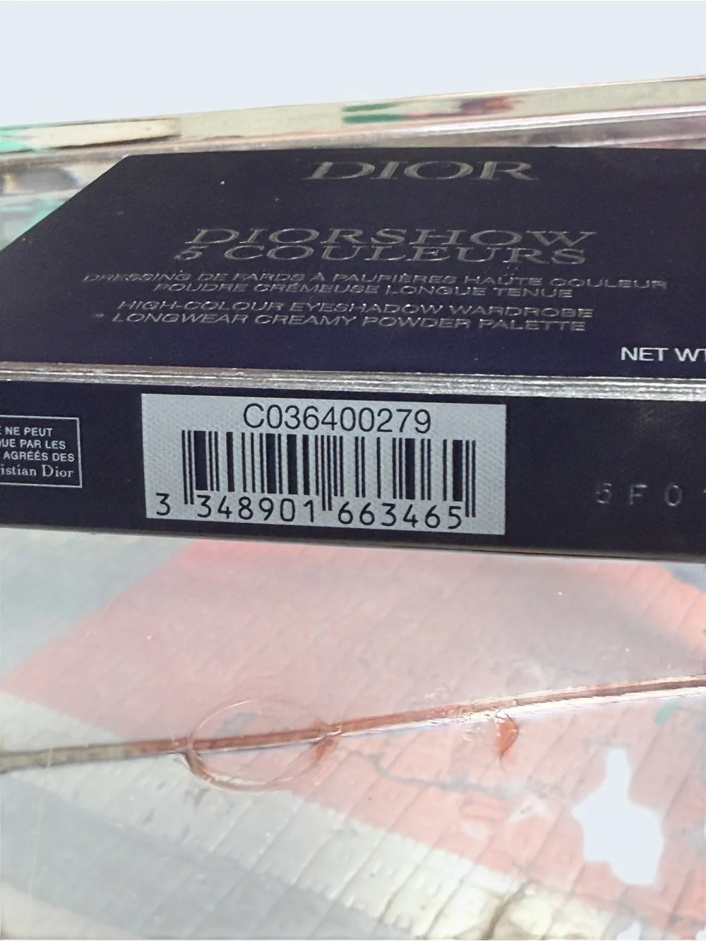 Dior color eyeshadow